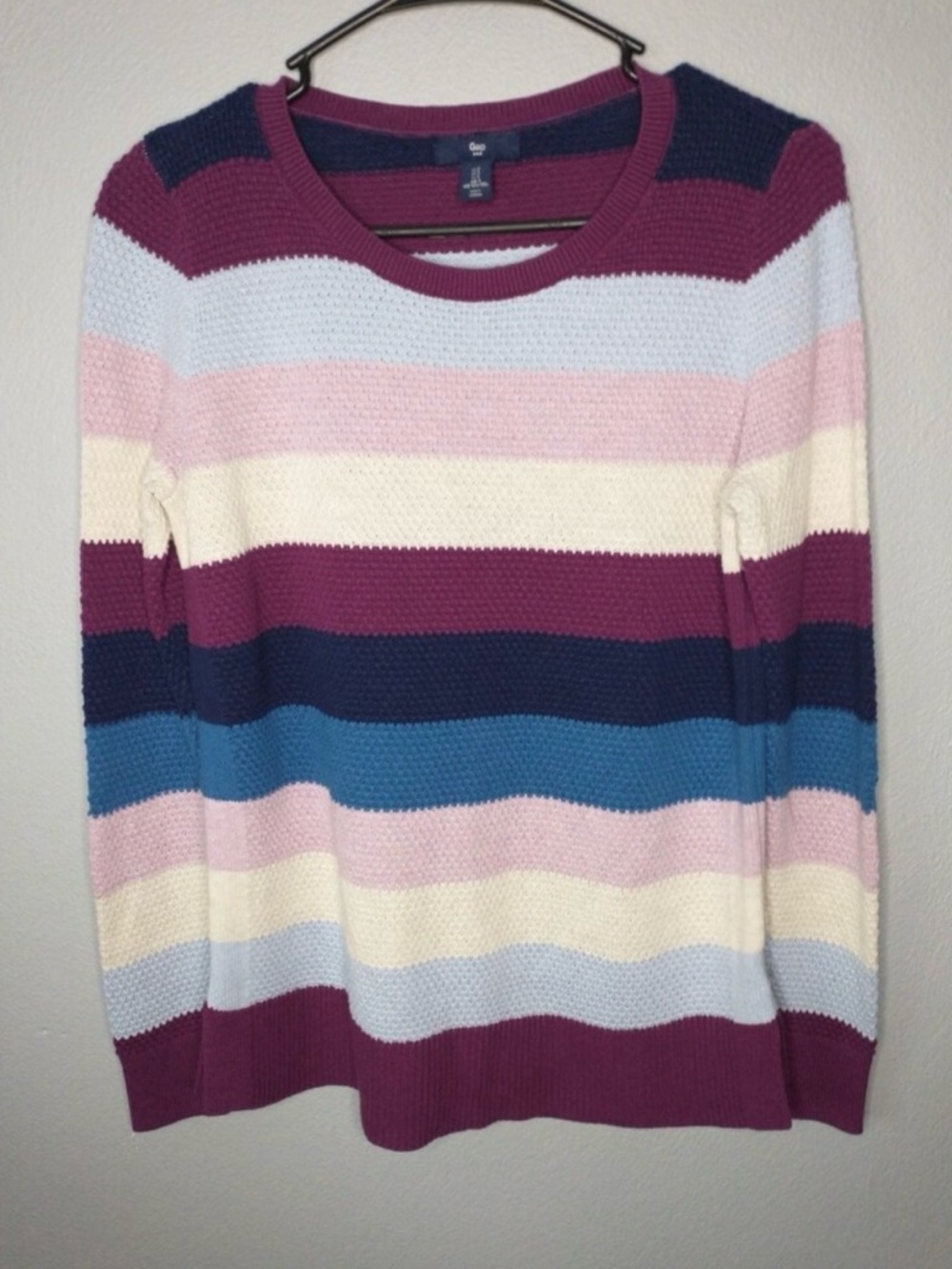 Gap Knit Sweater Women’s Small Pullover Long Sleeve Round Neck